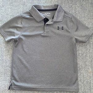 Boy’s Gray Under Armour Polo Size Youth-XS